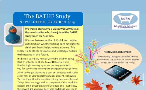 Parents Autumn Newsletter 2015